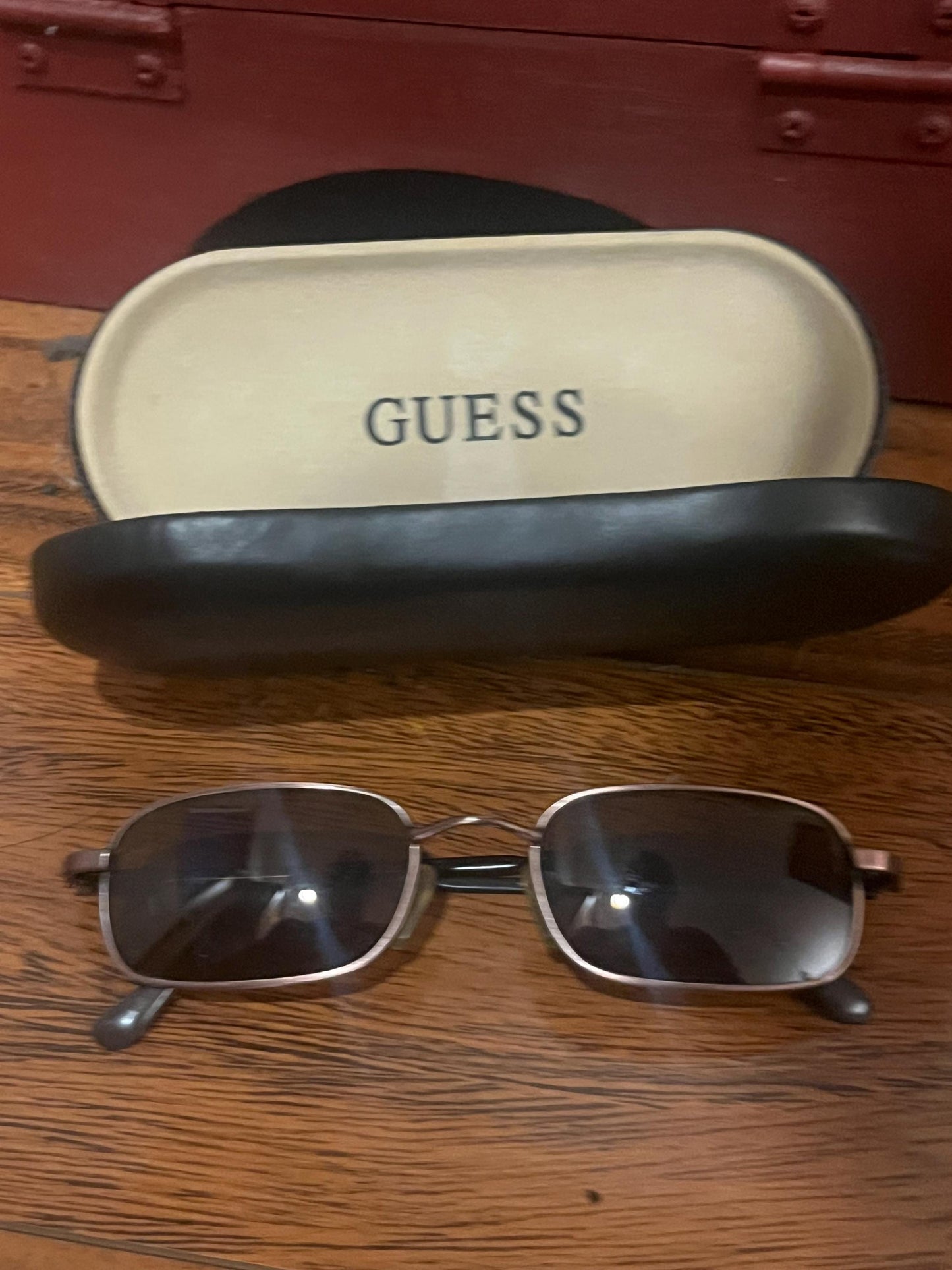 Sexy vintage guess sunglasses In original case — wow