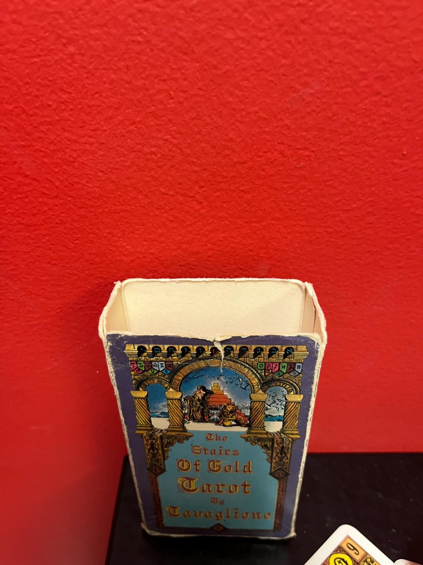1970s rare tarot set with instructions box as is the stairs of gold tarot by Lavaglone great value