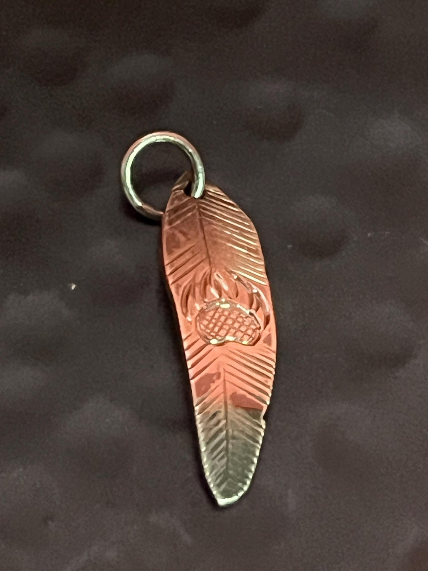 Beautiful indigenous first Nations Pacific Northwest Coast Sterling 1 inch pendant - perfect gift