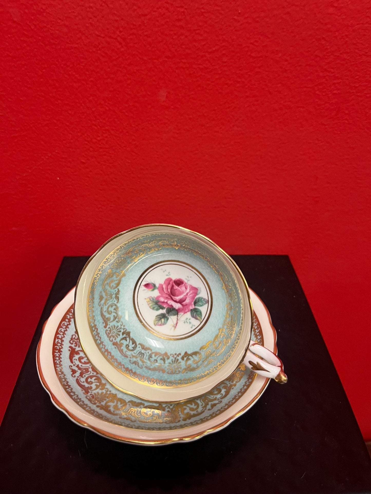 Lovely double rose paragon cup and saucer great condition - see photos