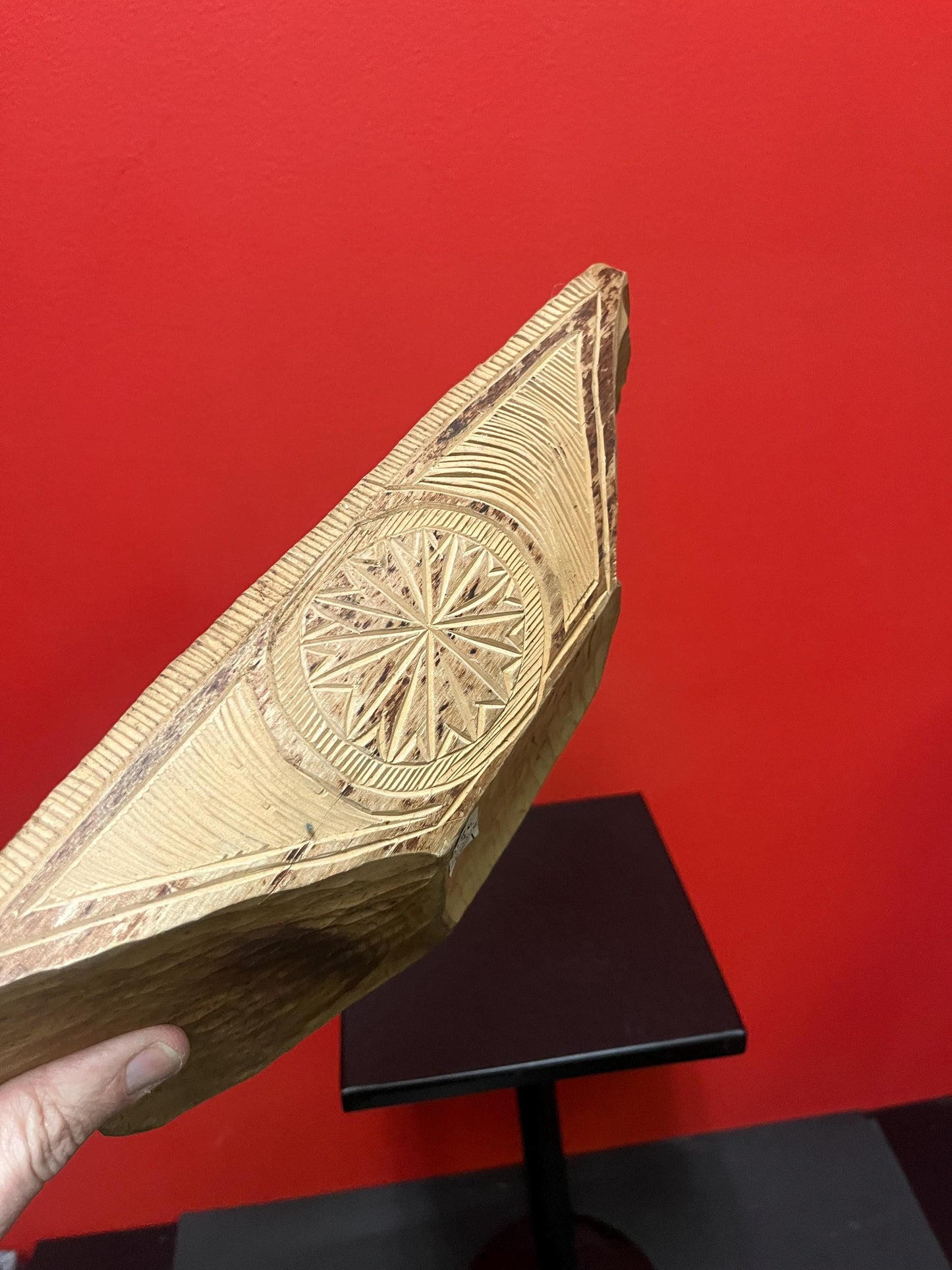 Indigenous artifact amazing 10 x 6 x 3 high north West Coast indigenous 1886 grease bowl  museum quality  wow