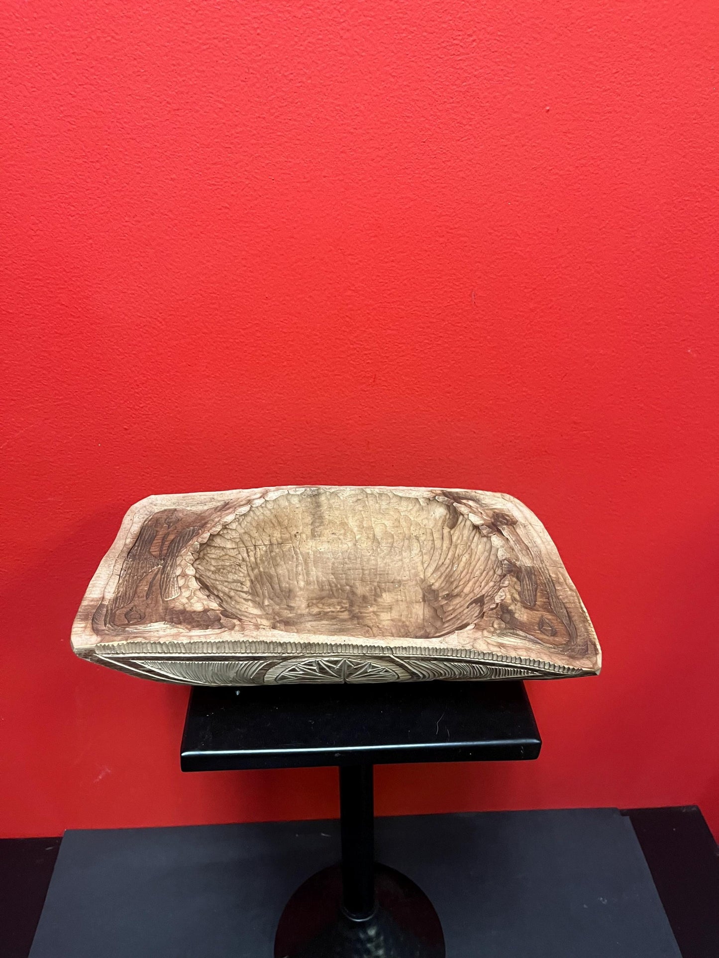 Indigenous artifact amazing 10 x 6 x 3 high north West Coast indigenous 1886 grease bowl  museum quality  wow