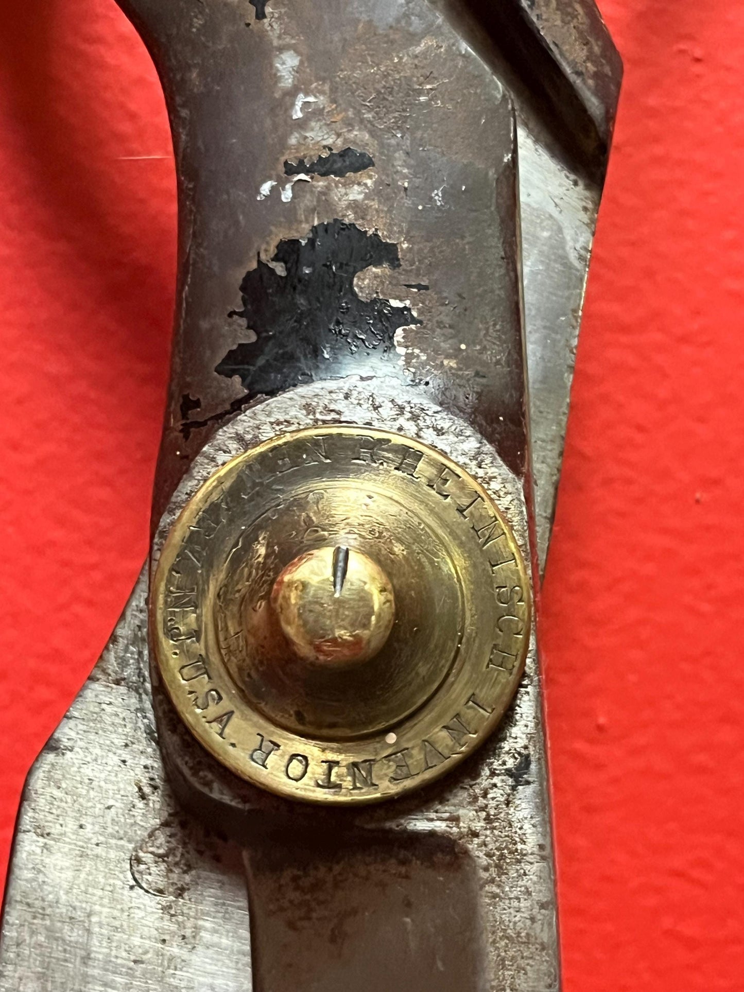 14 inch long American cast-iron shears sharp and cool