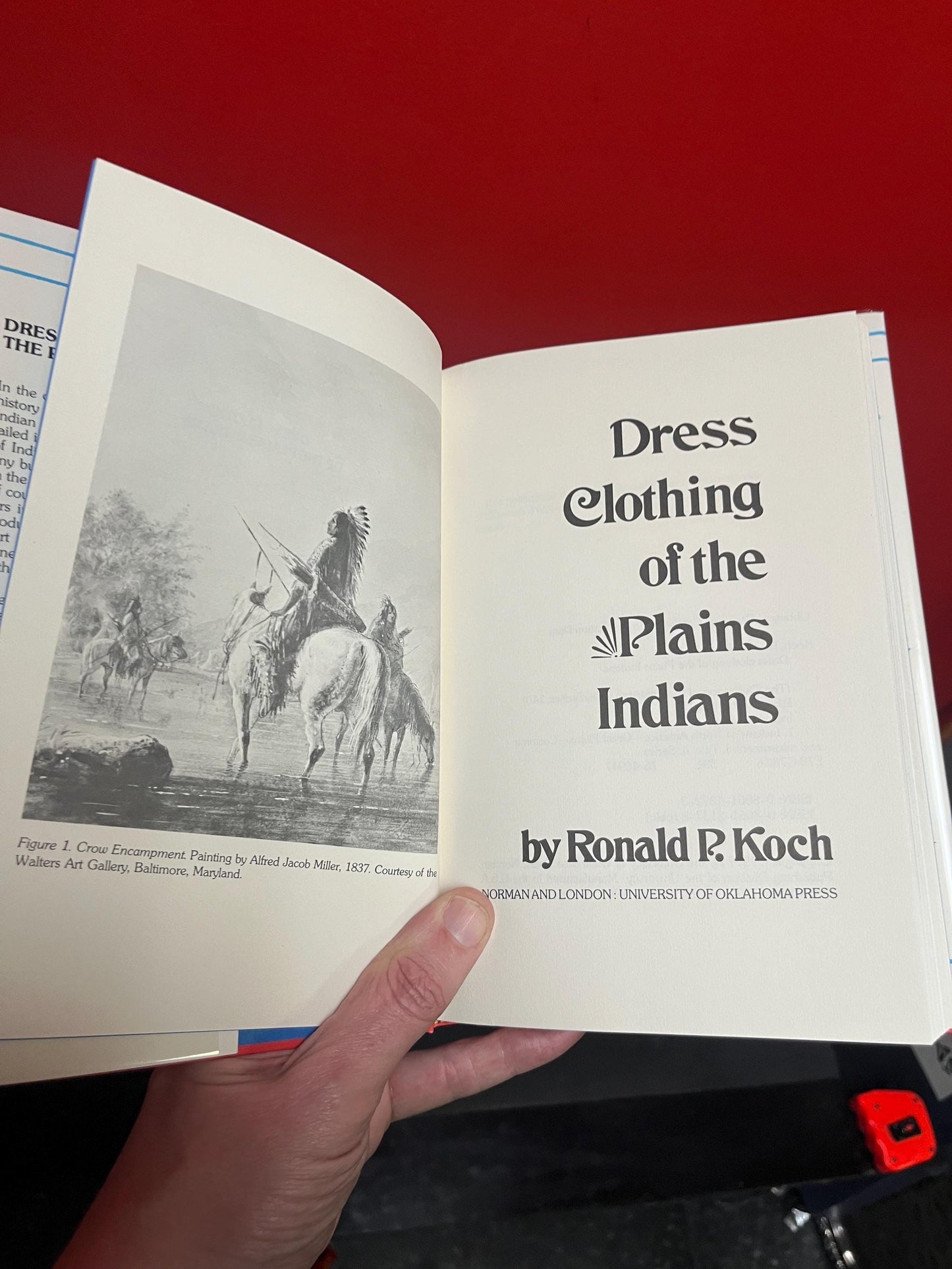 Indigenous first nations dress clothing of the planes Indians by Ronald Koch 1977 in good condition