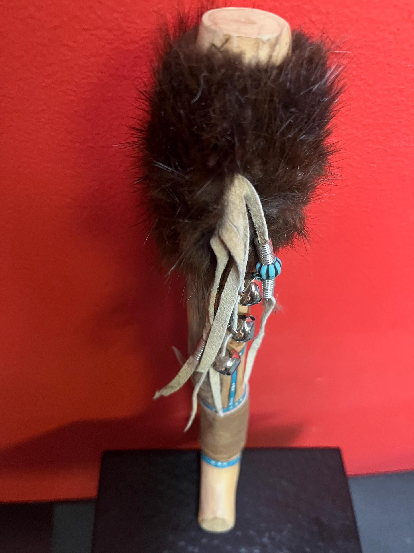 Lovely Indigenous 13 inch rattle with great sound