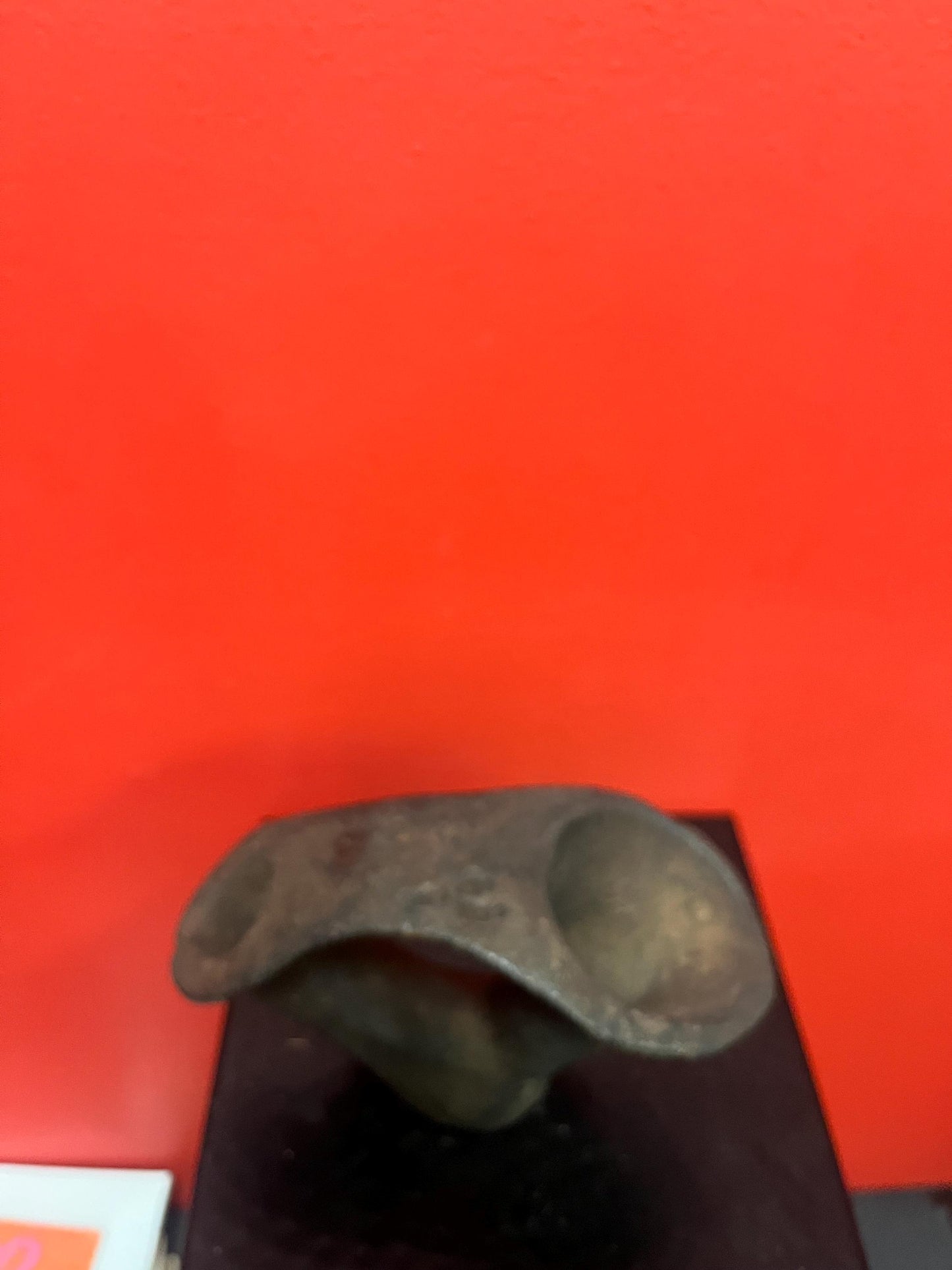 Very rare north African antique tribal terra-cotta clay pipe 6 x 4 high approximately wonderful piece - see photos wow