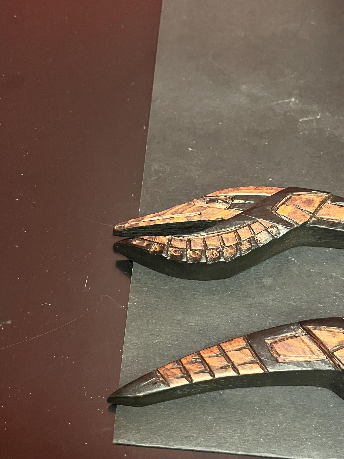 Pair hummingbirds by Frank and Dora Frenchie 7 inches long indigenous First Nations