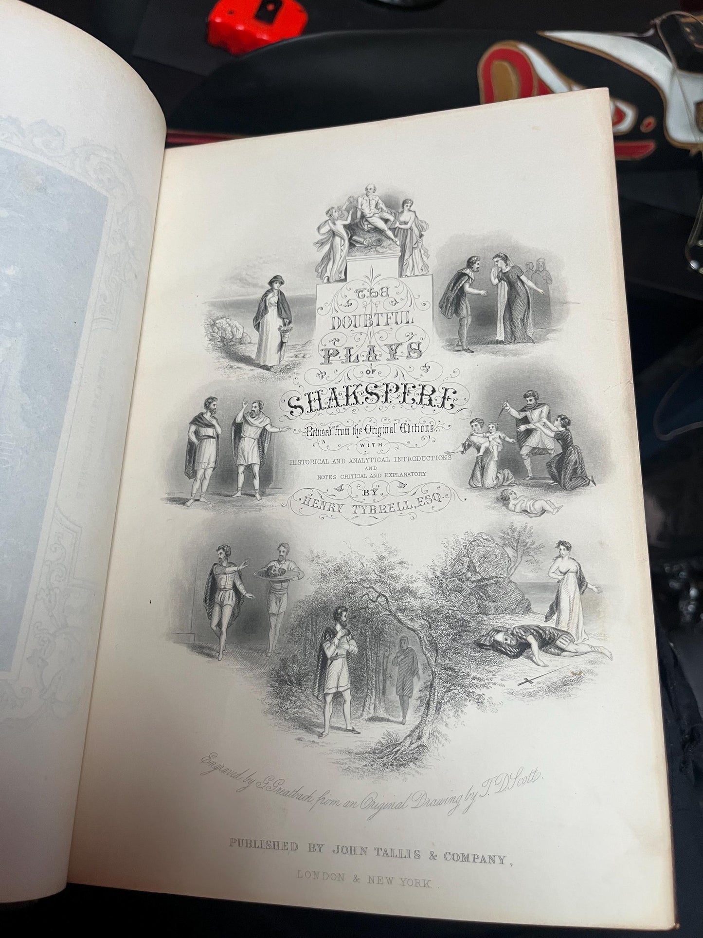 Glorious 19th century copy of William Shakespeares doubtful plays in wonderful condition 484 pages perfect for gift