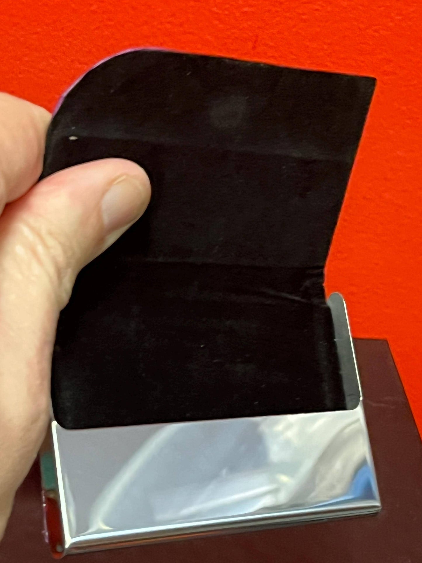 Indigenous business card holder  brand new 4 x 2  native designed by Canadian artist great gift  with box