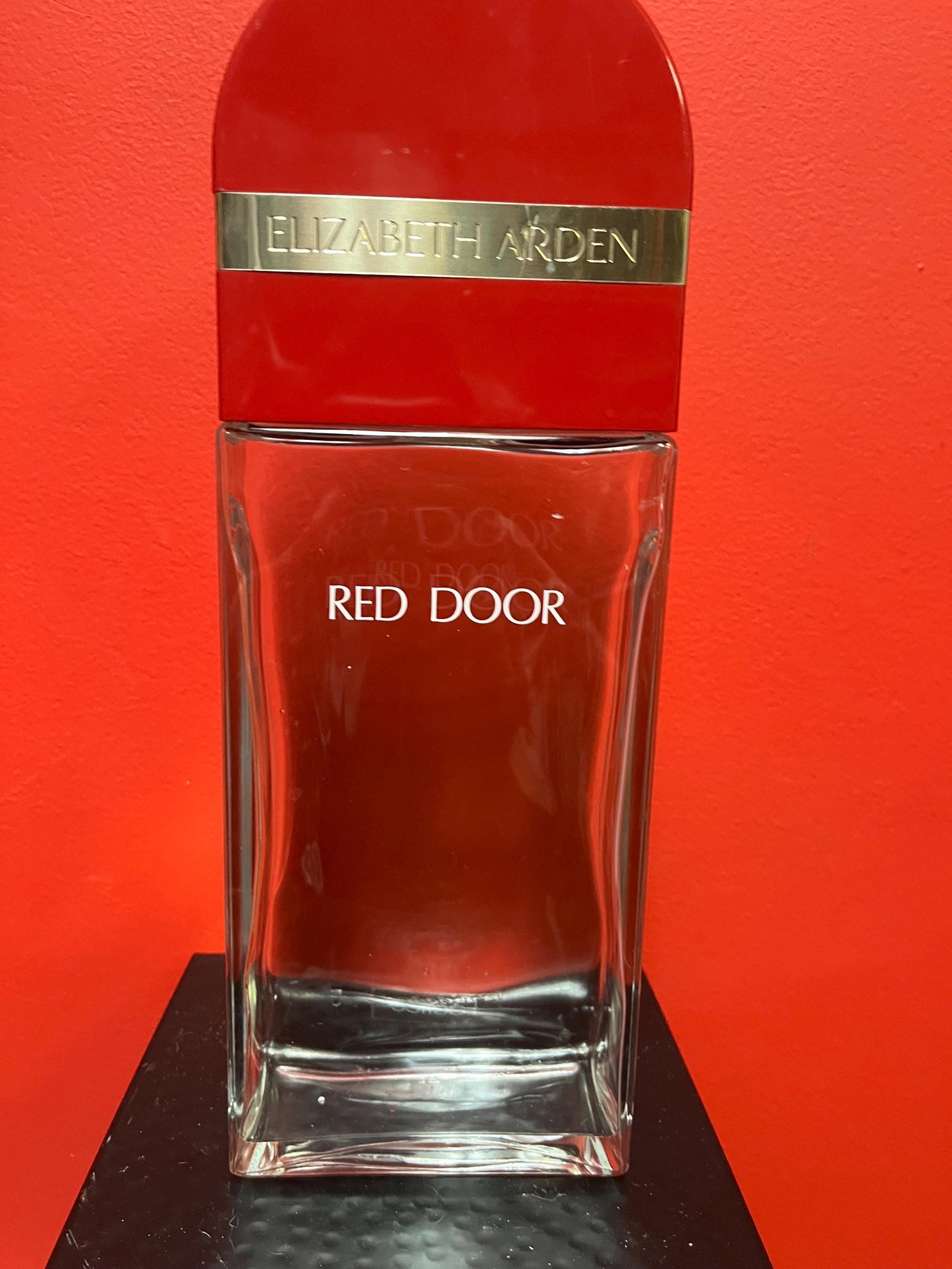 13 inch tall stunning Elizabeth Arden red door salesman sample perfume bottle  wow
