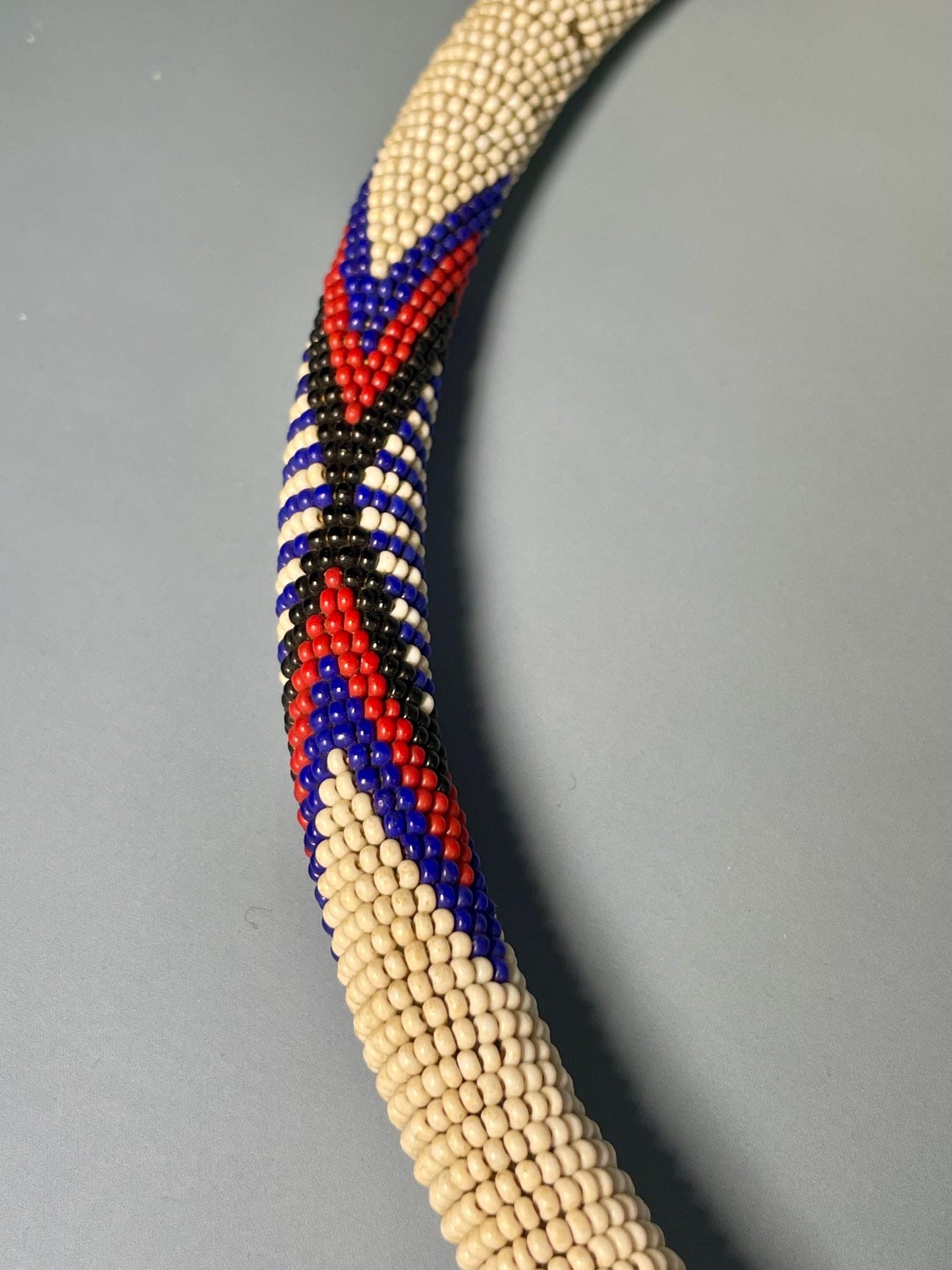 Authentic South African Zulu Isibhamba Beaded Belt (1948) 25.5 inches, from Nqutu