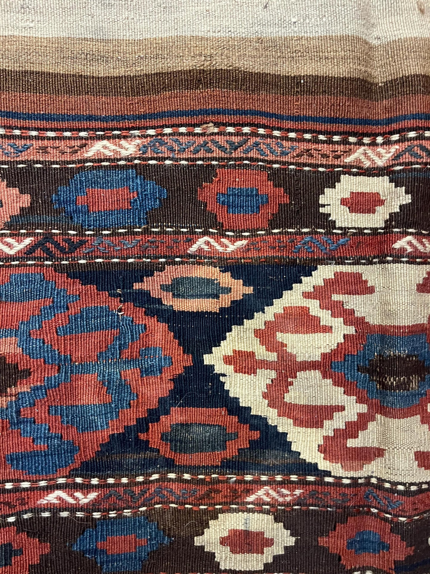 Navajo beauty  - Approximately 60 x 34“ Navajo handmade wool rug  great antique condition. See photos.