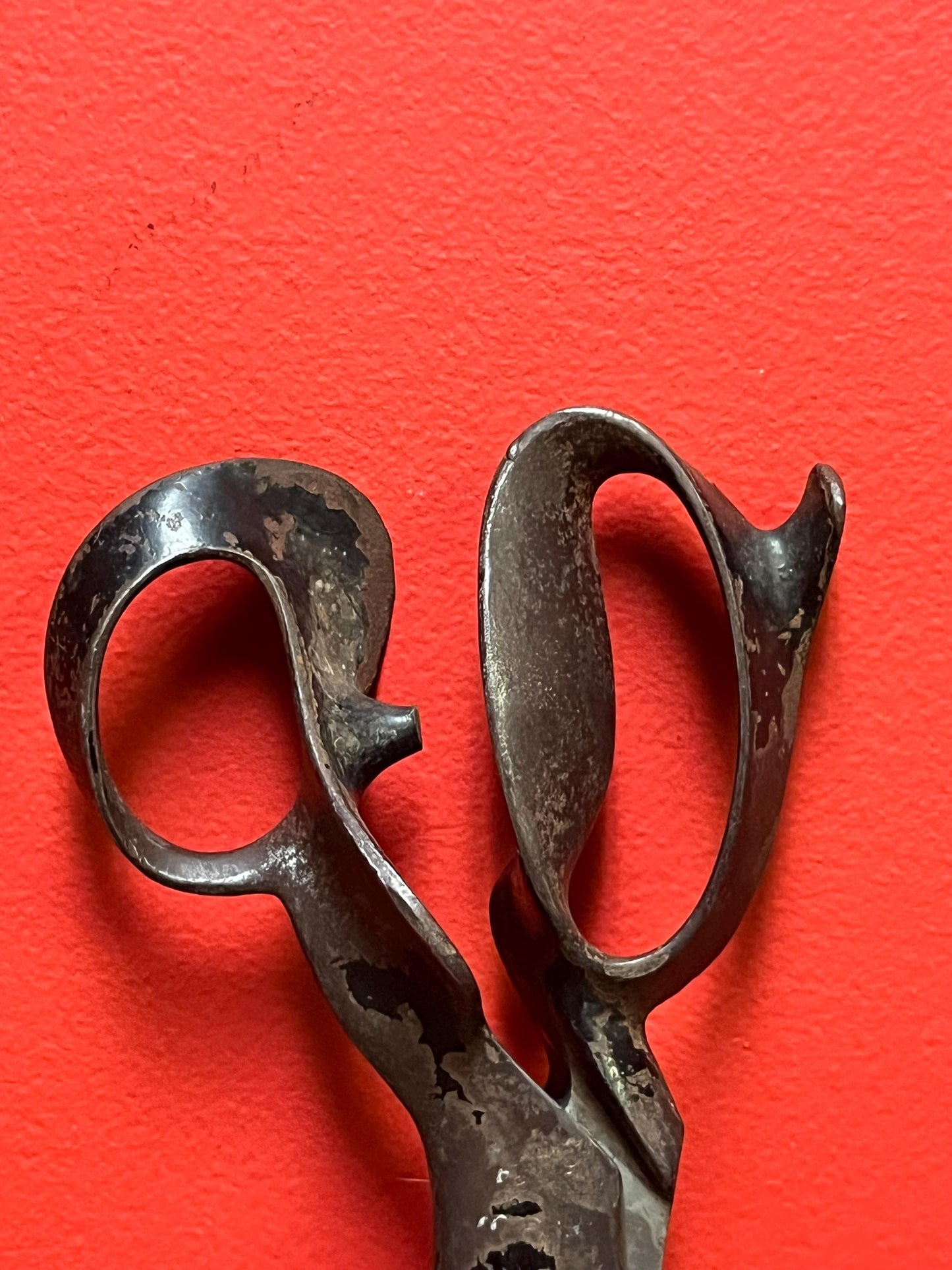 14 inch long American cast-iron shears sharp and cool