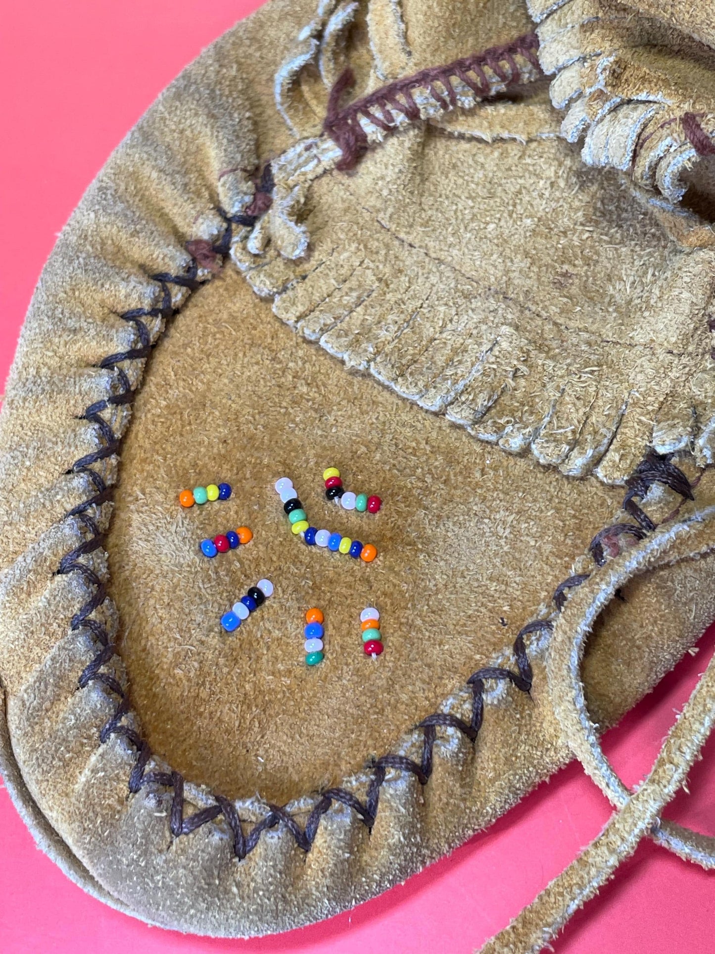 Indigenous First Nations adult Moccasins