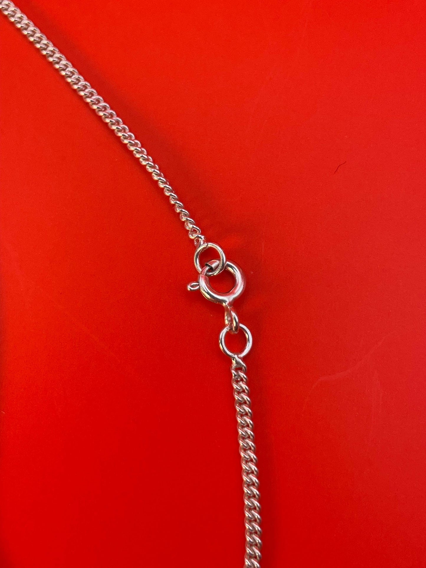 1.5 inch Bear Pendant on silver Chain