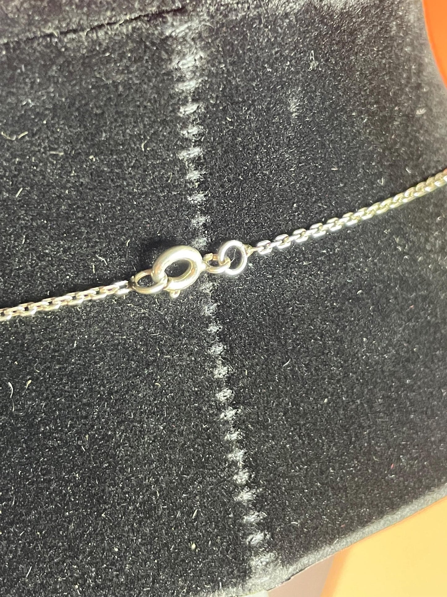 Jade Lotus Flower Pendant on Silver Chain