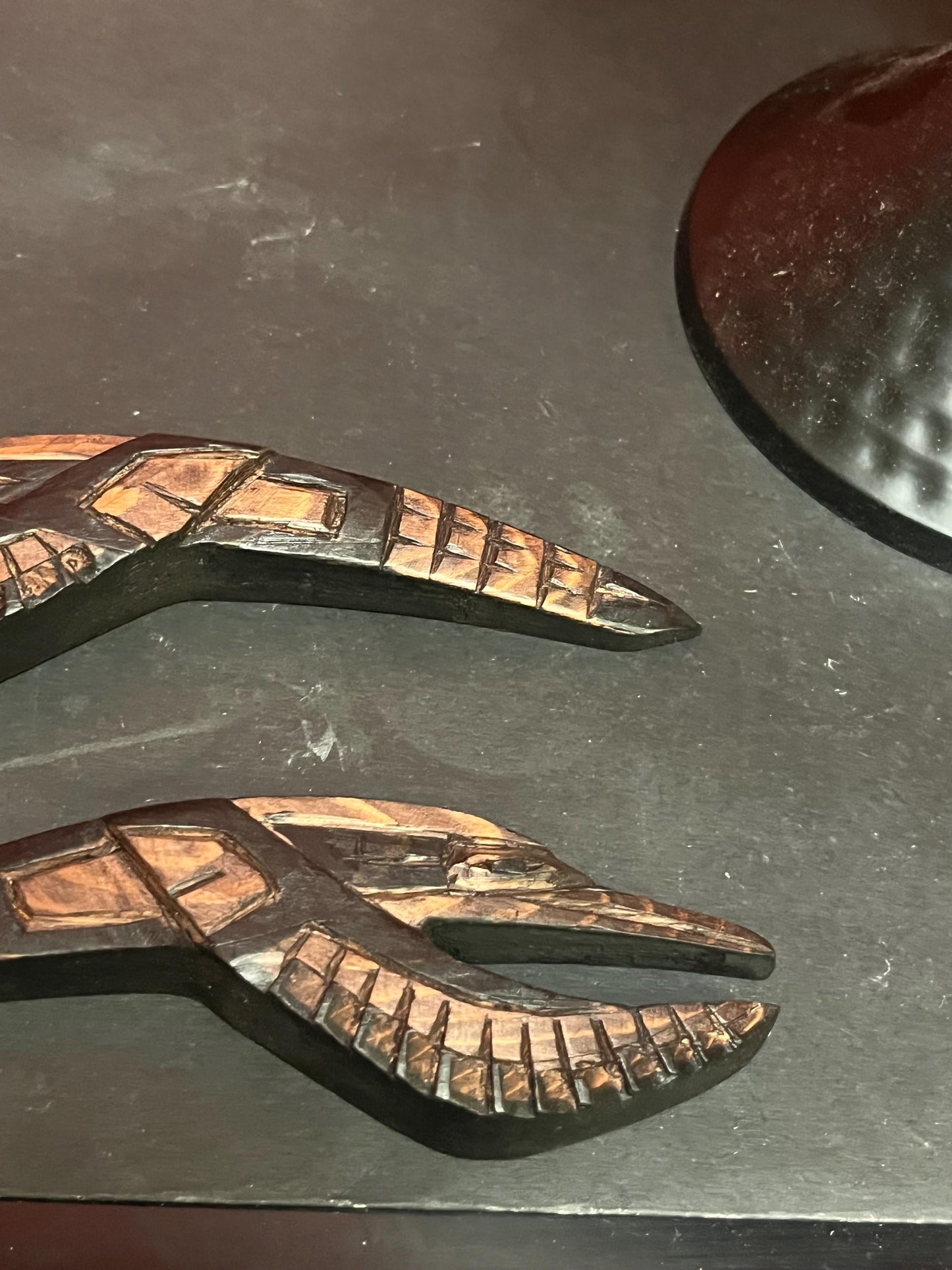 Pair hummingbirds by Frank and Dora Frenchie 7 inches long indigenous First Nations