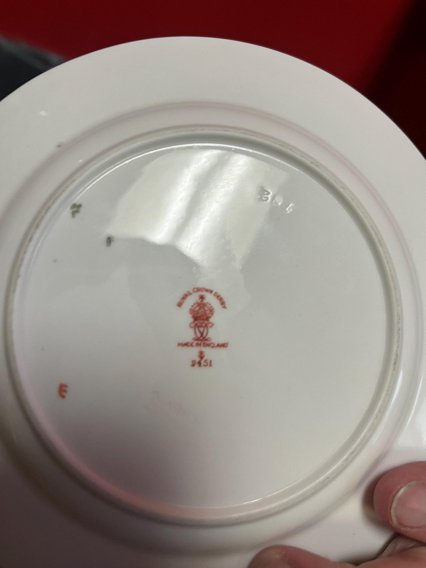 Set of 4 Royal Crown Derby Imari 2451 plates mint condition 6.25 inches price for all