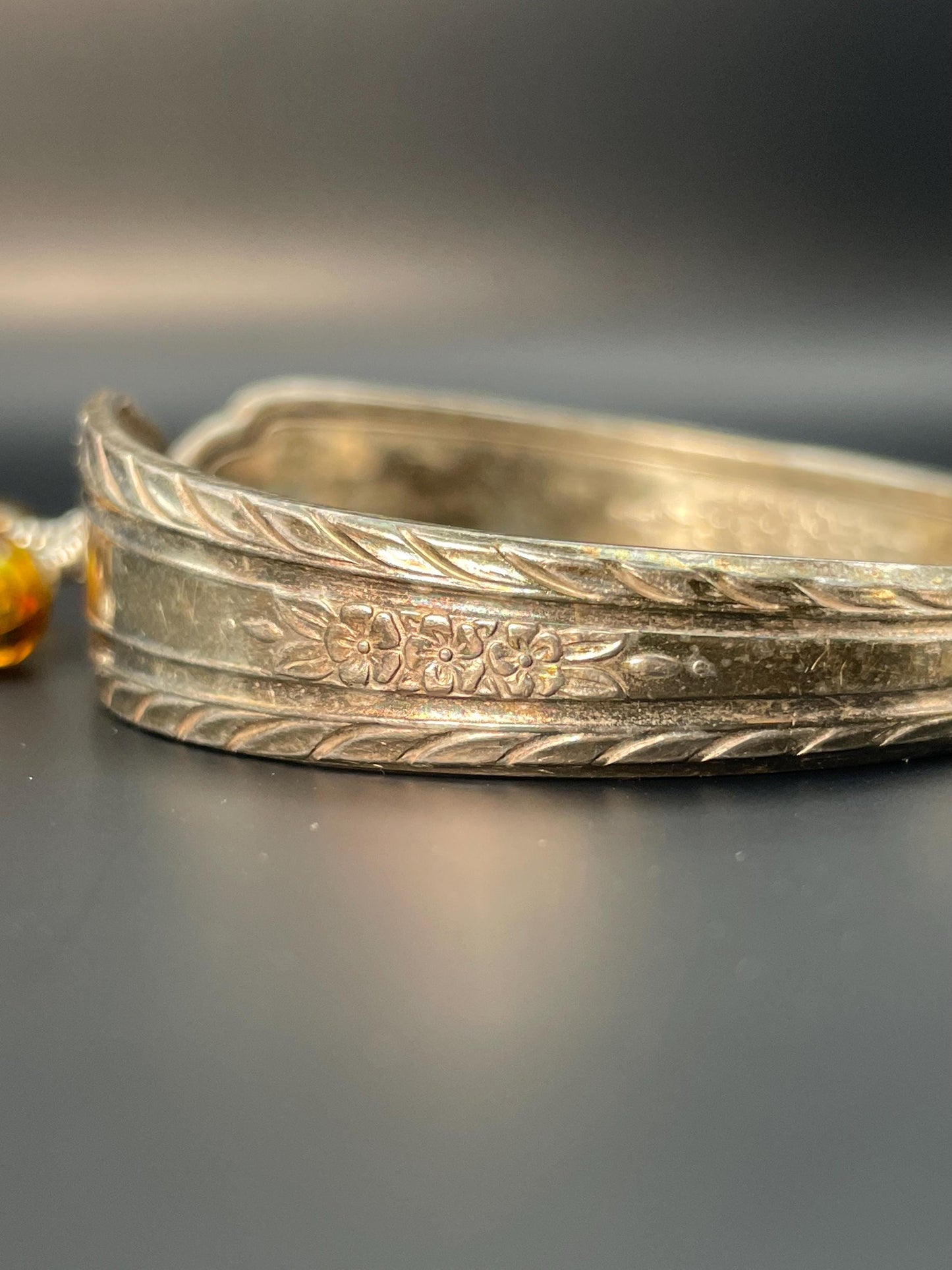 Vintage Silver Spoon Bracelet Handcrafted Jewelry