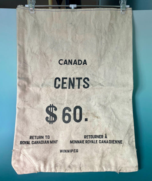 Vintage Royal Canadian Mint Canvas Bag