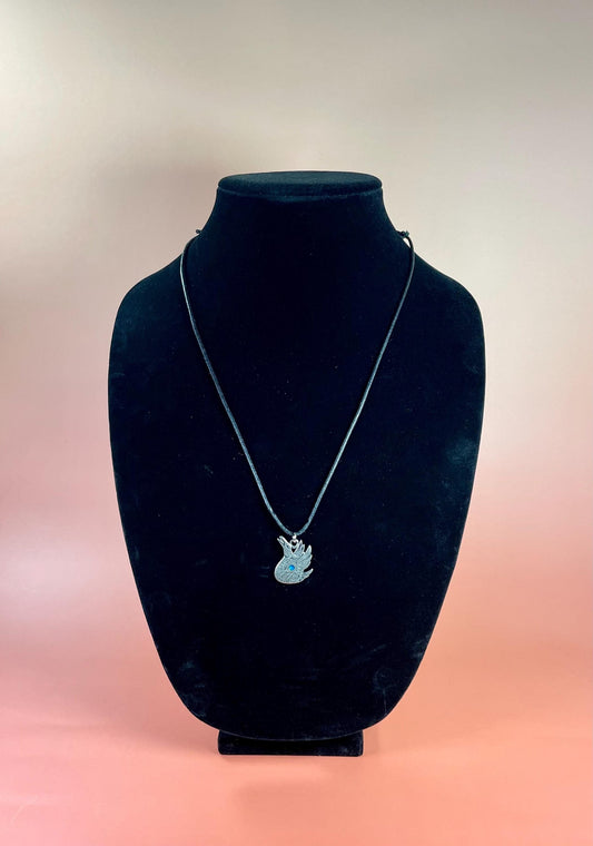 Coast Salish loon by Doug LaFortune with Abalone