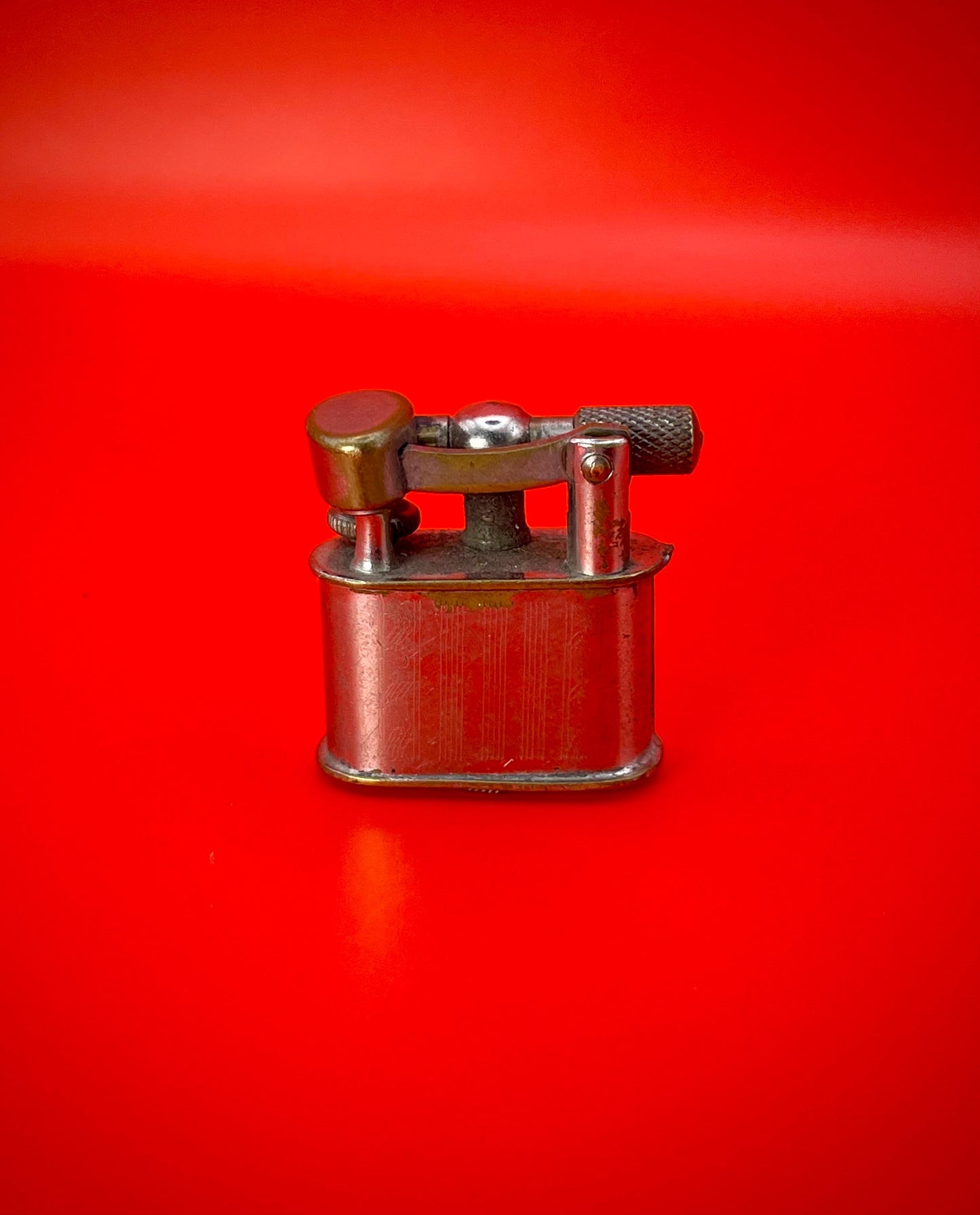 Tiny Vintage Lighter Needs Flint, & Fuel Working Parts