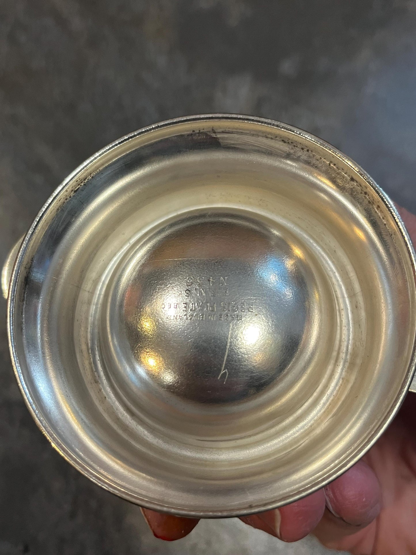 lovely 6 inch silver plate tea strainer great condition perfect gift