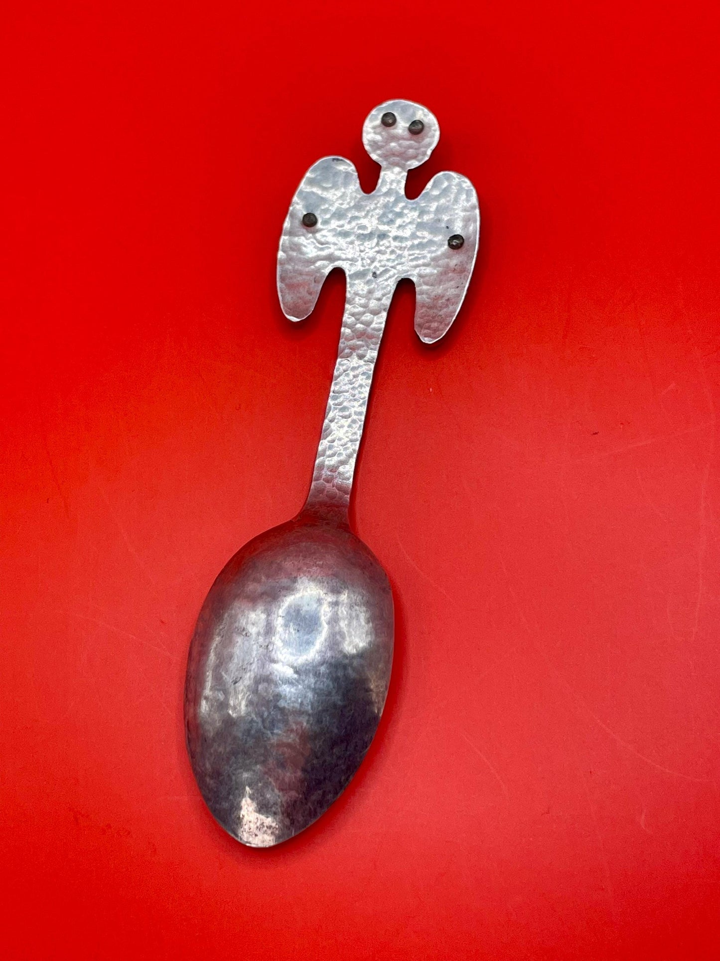 First Nations Indigenous Handcrafted Sterling Silver Thunderbird Spoon
