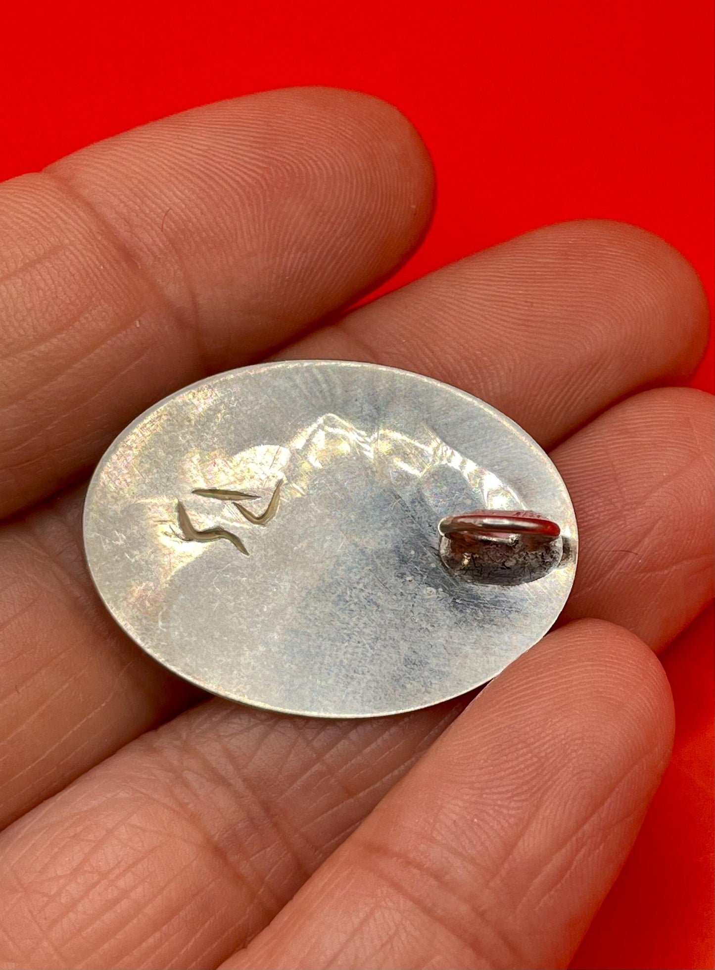 Stunning Indigenous First Nations pacific northwest coast raven pendant brooch by Paddy Seaweed great detail great gift