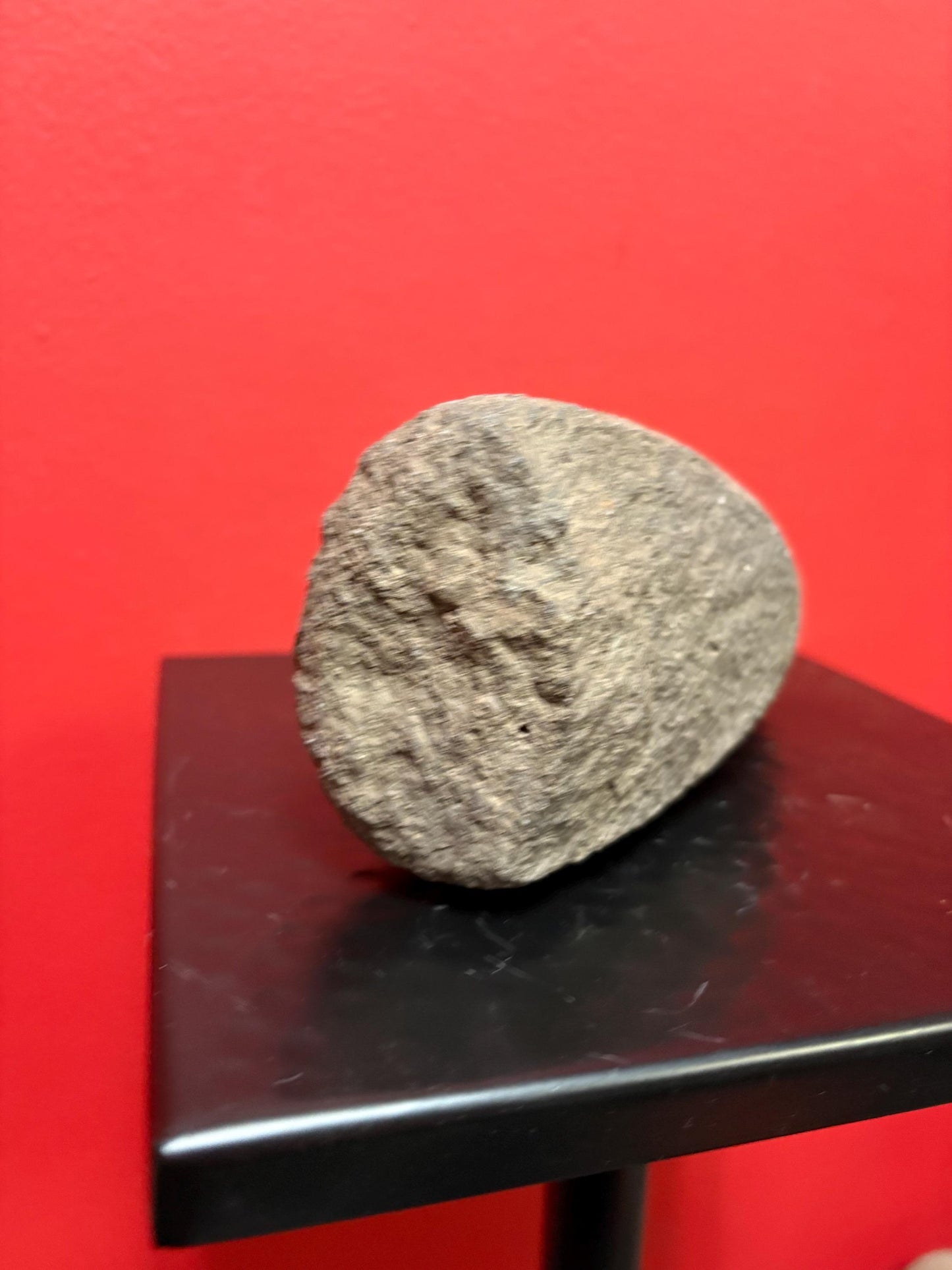 7 inch high authentic antique indigenous first nations Pacific Northwest Coast stone plummet tool from Vancouver Island collection