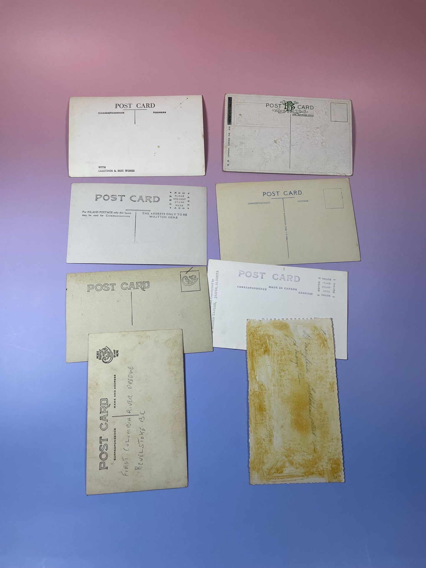 Lot of 8 Antique Postcards Historic & Scenic Views