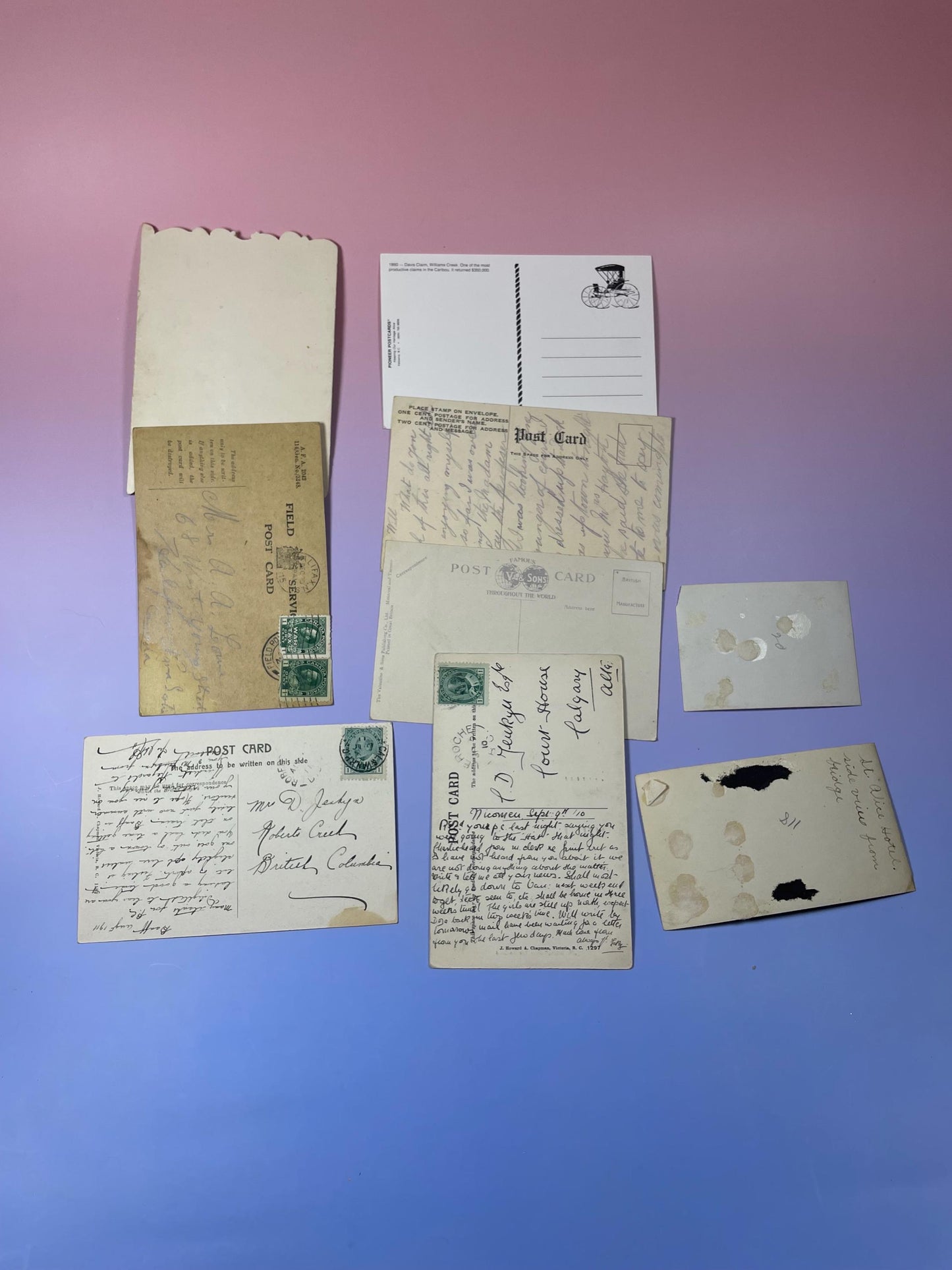 Lot of 8 Antique Postcards Historic, Artistic and Scenic Views