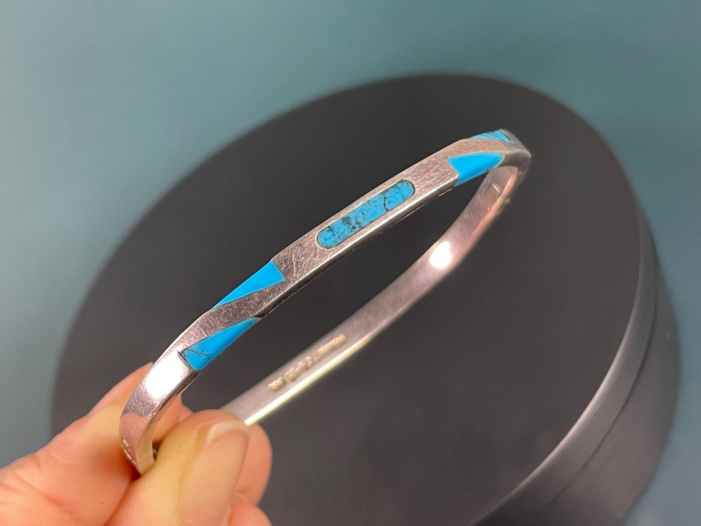 Navajo Sterling Turquoise Bracelet