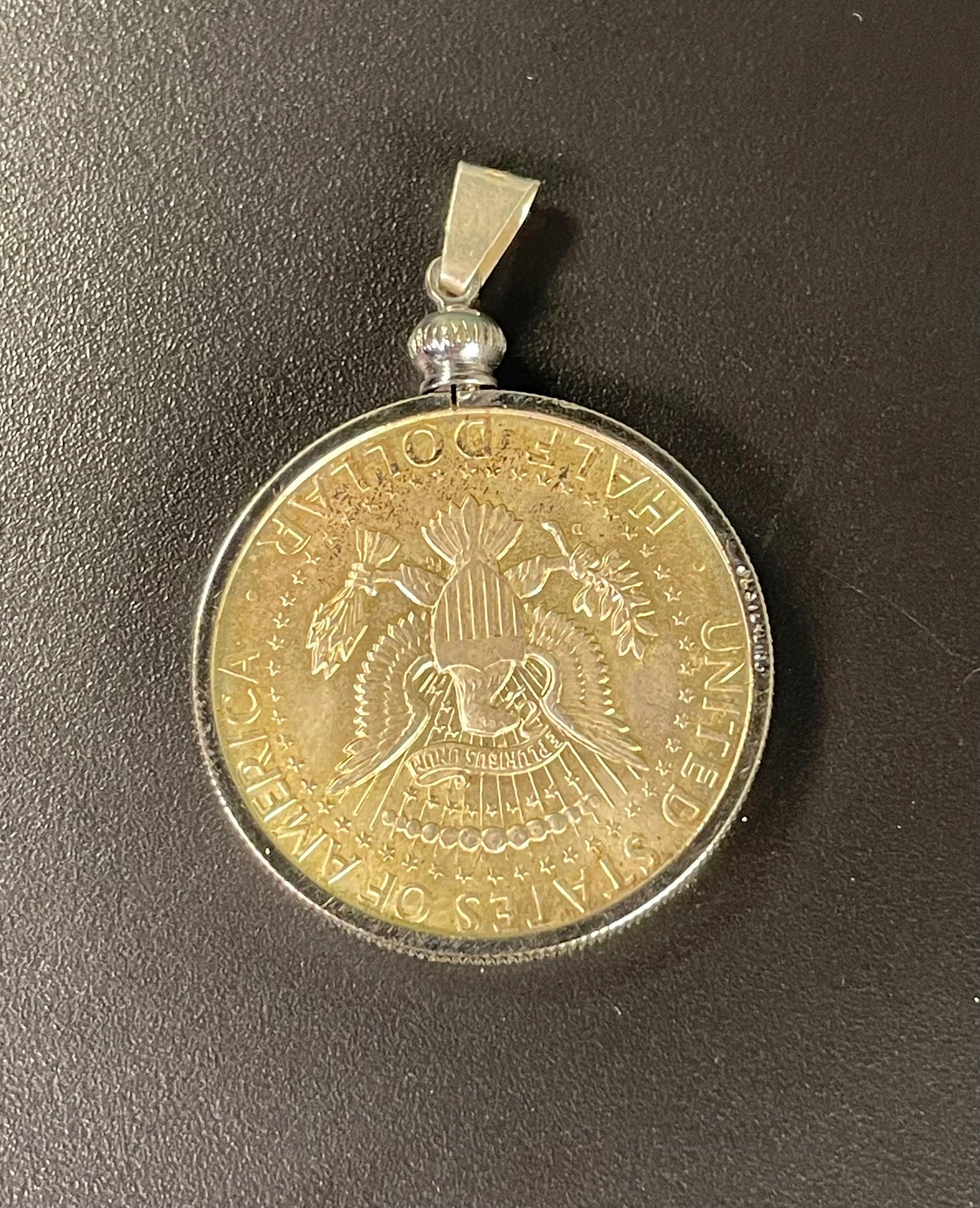 1962 US Half Dollar Coin Necklace Pendant