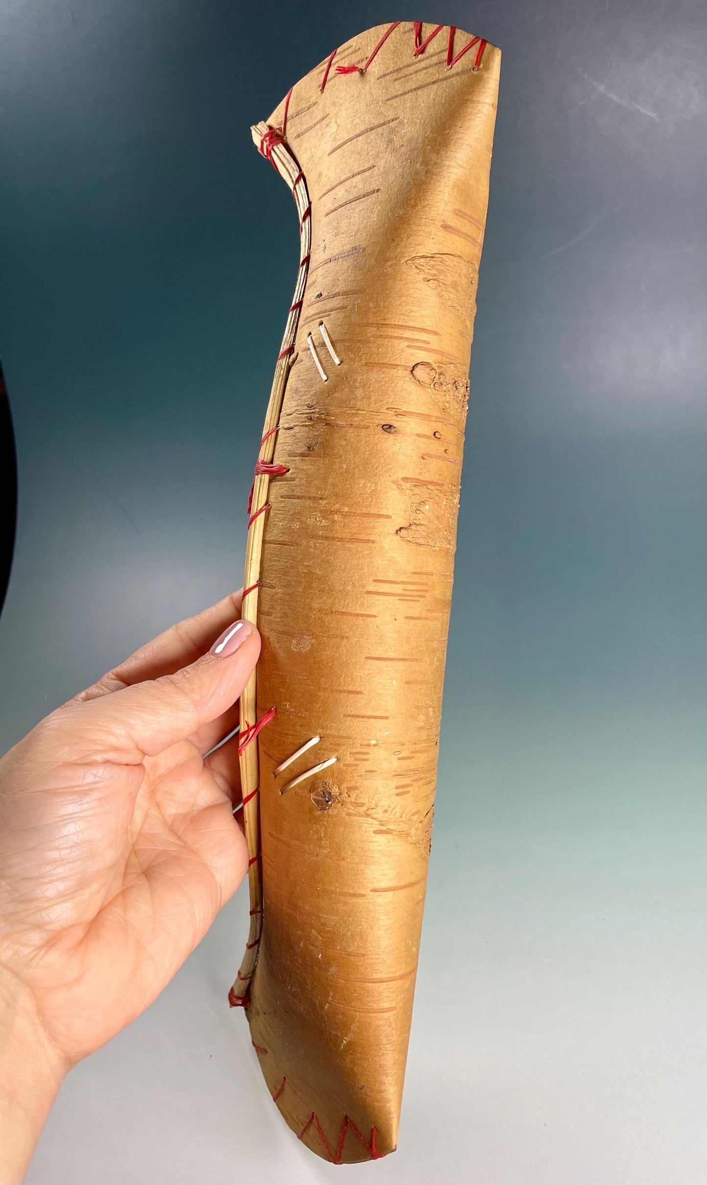 Canadian Vintage Birch Bark Canoe