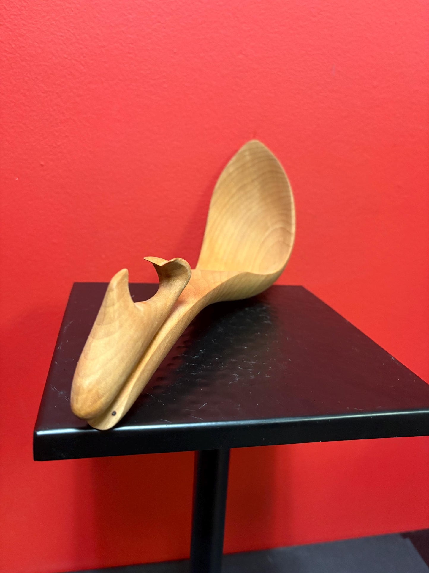 Simply perfect 11 inch long indigenous first nations killer whale cedar feast spoon so simple and detailed great gift - wow