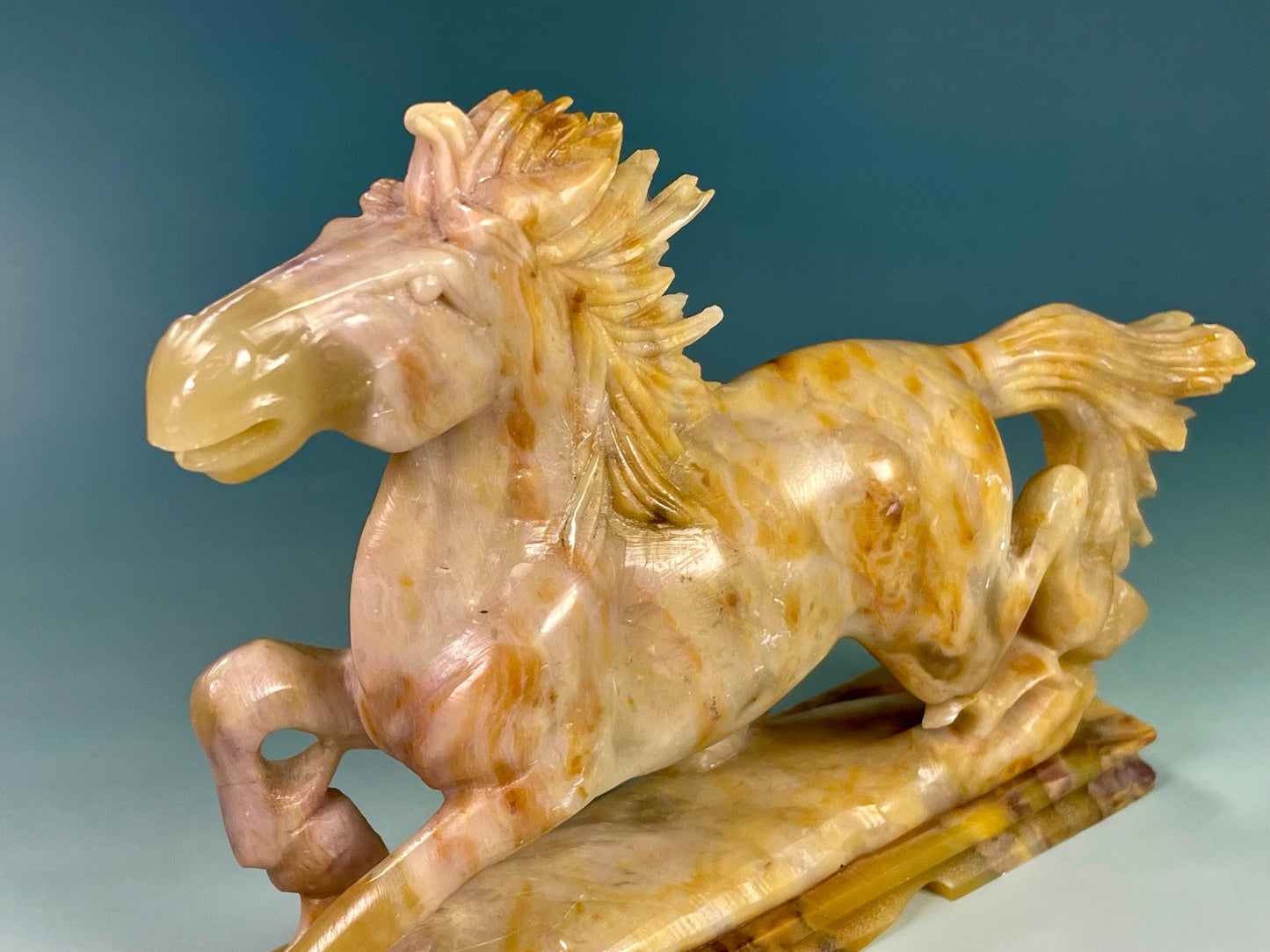 Hand-Carved Chinese Soapstone Sculpture