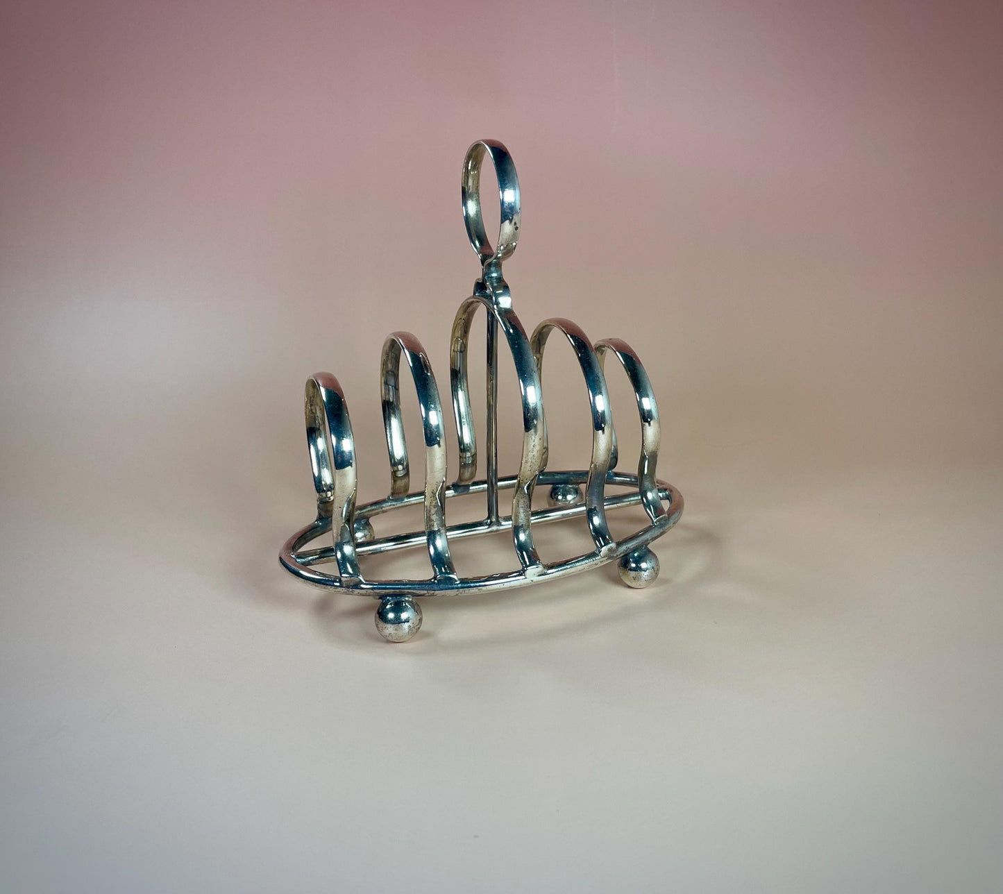English Silver-Plated Toast Rack