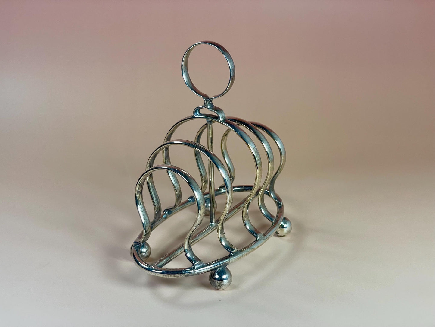 English Silver-Plated Toast Rack