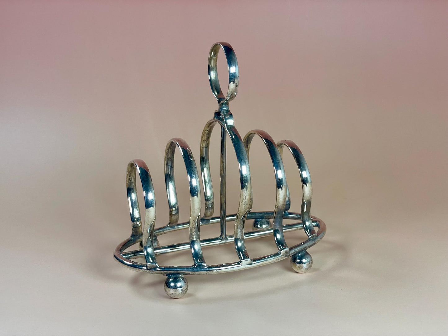 English Silver-Plated Toast Rack