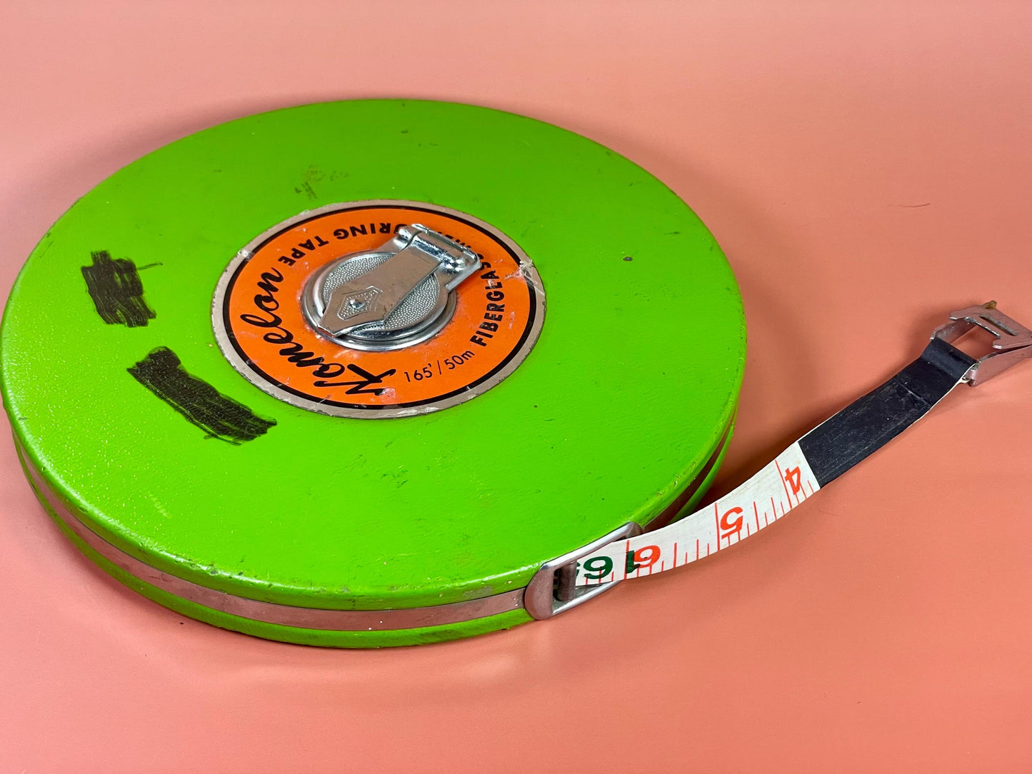 Vintage Closed Reel Measuring Tape