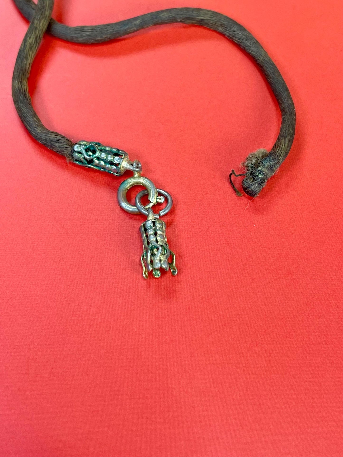 Beautiful Pressed Flower in Glass Pendant Necklace