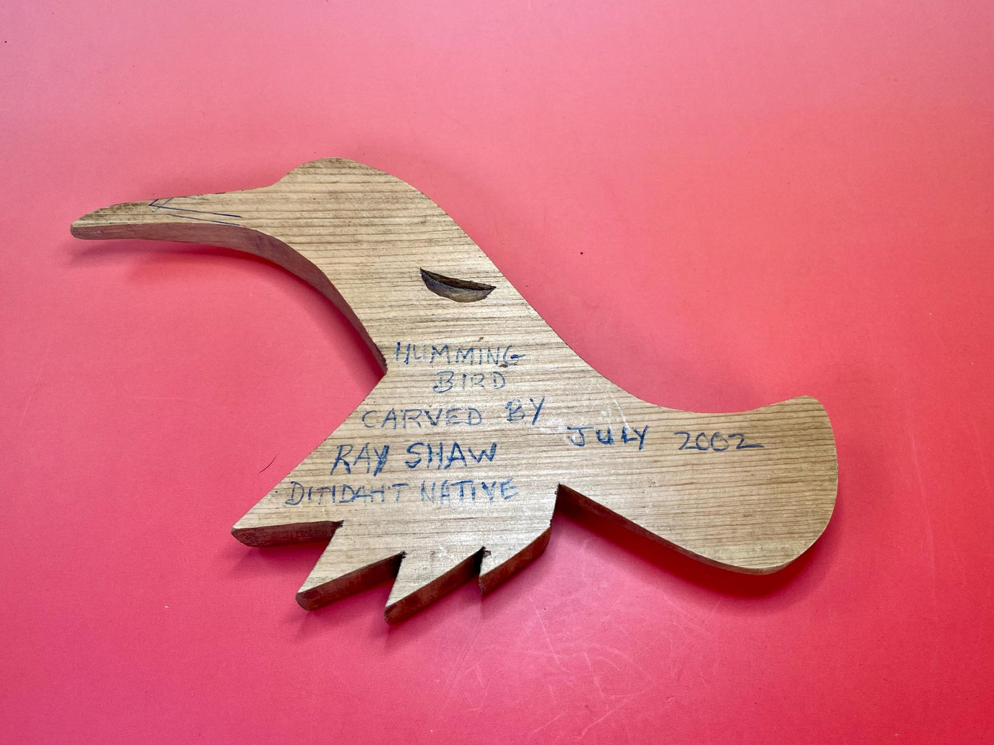 Hummingbird by Ray Shaw  7.25 inches long  indigenous First Nations