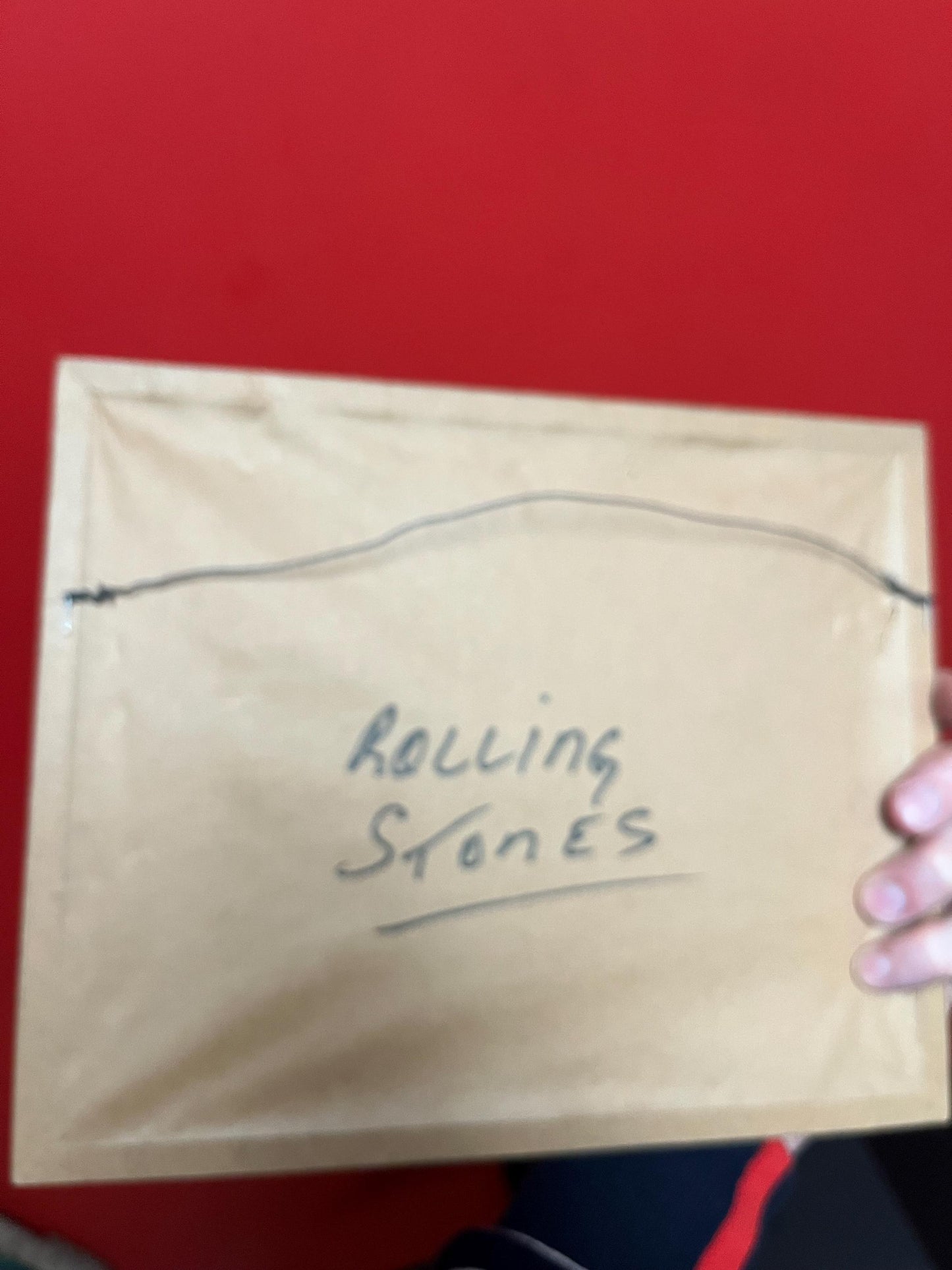 Vintage photo of Rolling Stones in frame 11 x 9 inches