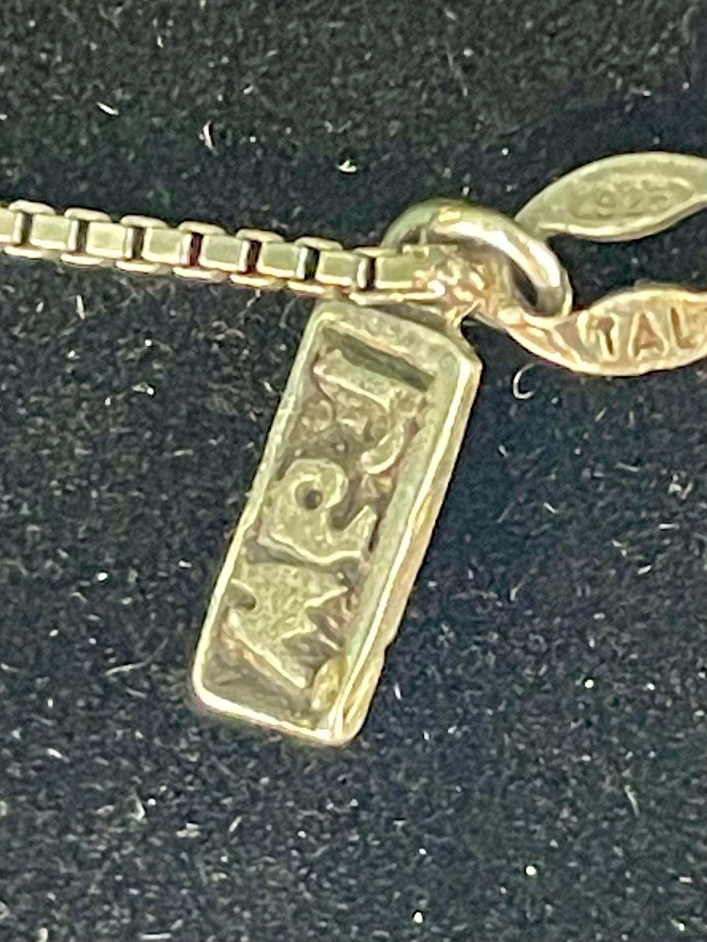 Pendant Necklace with Indigenous Thunderbird Design