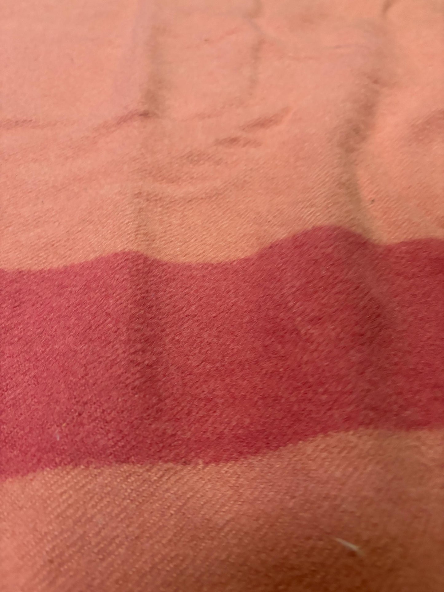 HBC Hudson Bay blanket beautiful pink and 83 x 60 approx great condition iconic -HBC