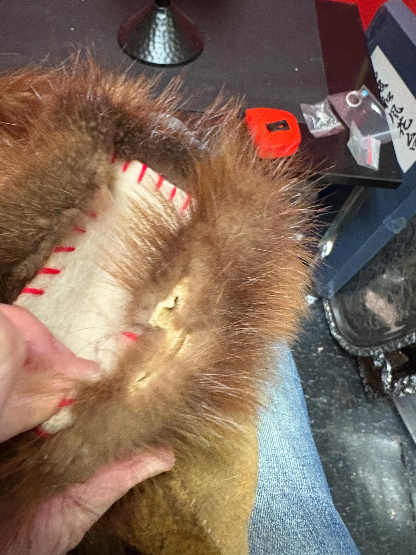Lovely indigenous first nations leather and beaded gloves in good condition - value priced  9.5 x 5  good antique  condition