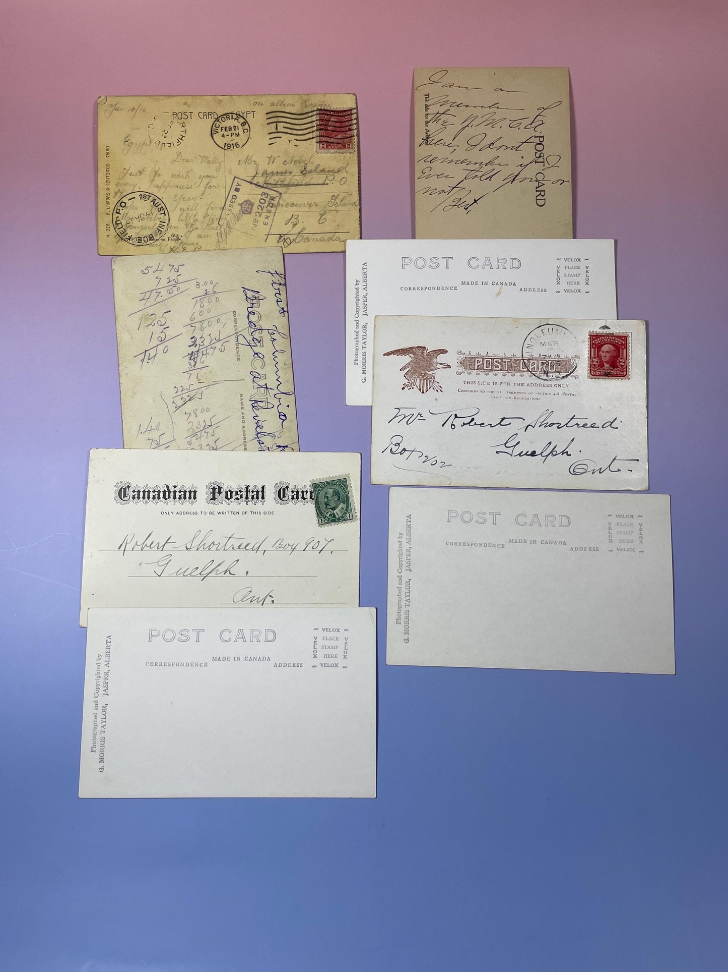 Lot of 8 Antique Postcards Historic & Scenic Views