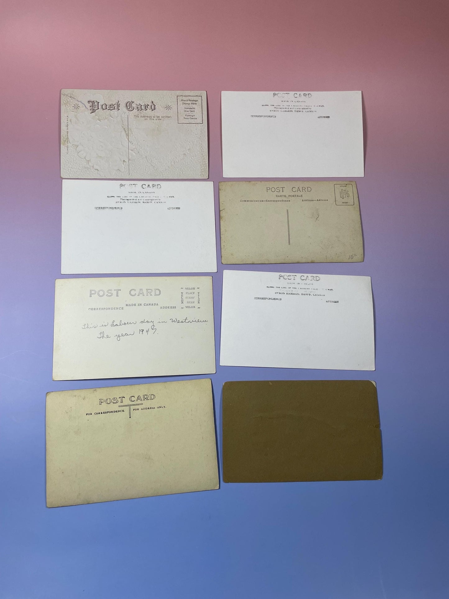 Lot of 8 Antique Postcards Historic, Artistic and Scenic Views