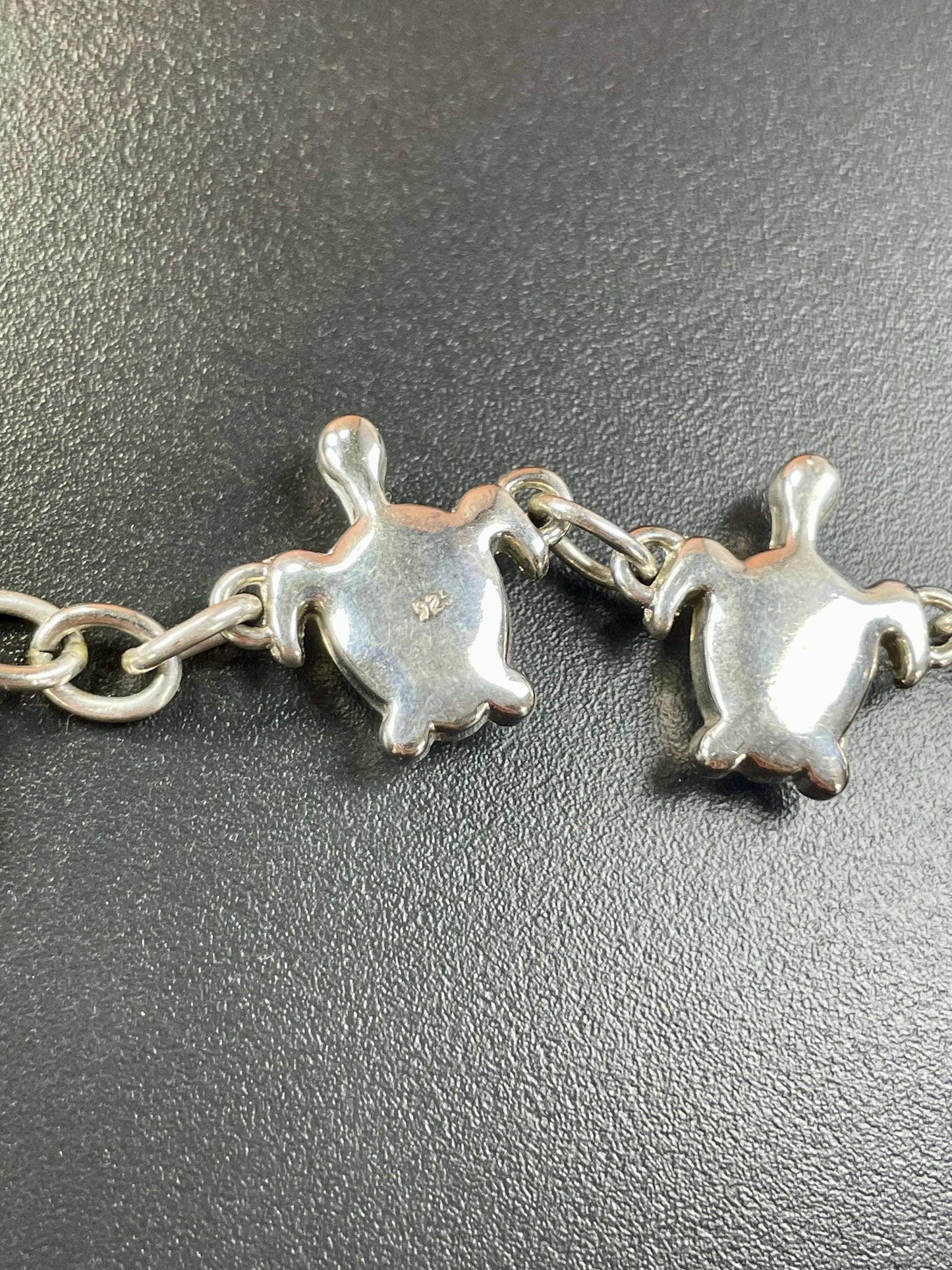 Sterling Silver Turtle Bracelet stamped 925 at a great price